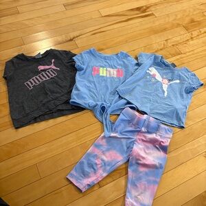 Puma girls set toddler size 3T